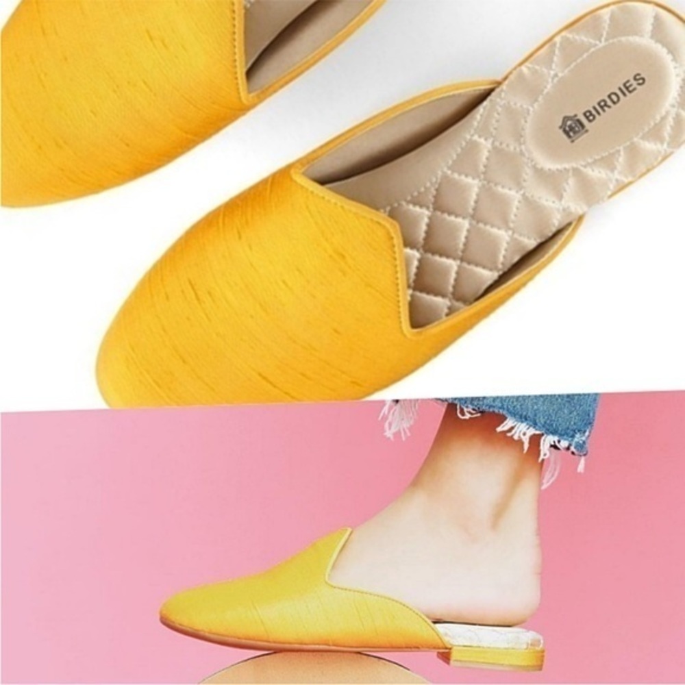 Birdies The Raven Satin Mule Marigold 8.5